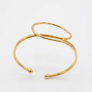 Gold Spiral Fashion Bracelet