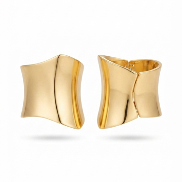 Bold Gold Cuff Bracelet