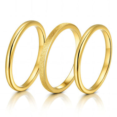 Classic Gold Ring Set