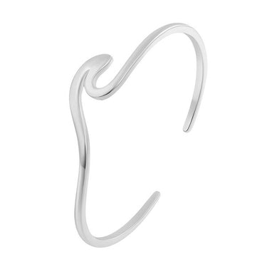 Wayve Silver Cuff Bracelet