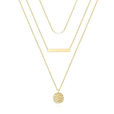 Gold 3-Tier Layered Necklace