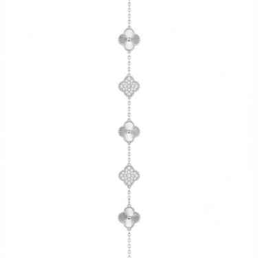 Silver Clover Bracelet