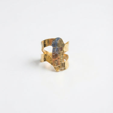 Crocodile Pattern Bracelet & Ring Set