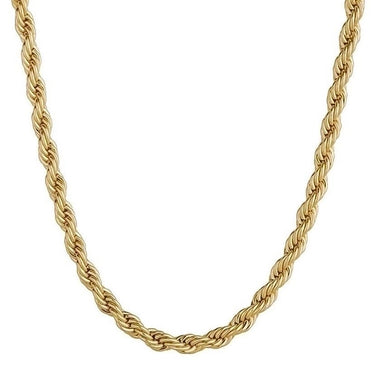 Twisted cuban necklace