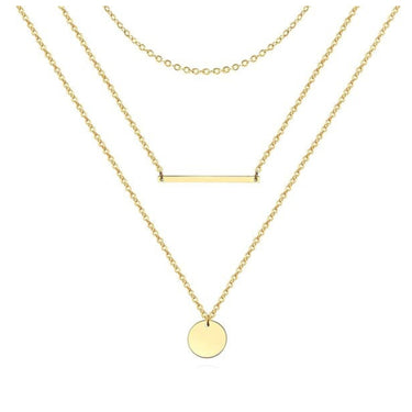 Ana Layered stacked necklace set
